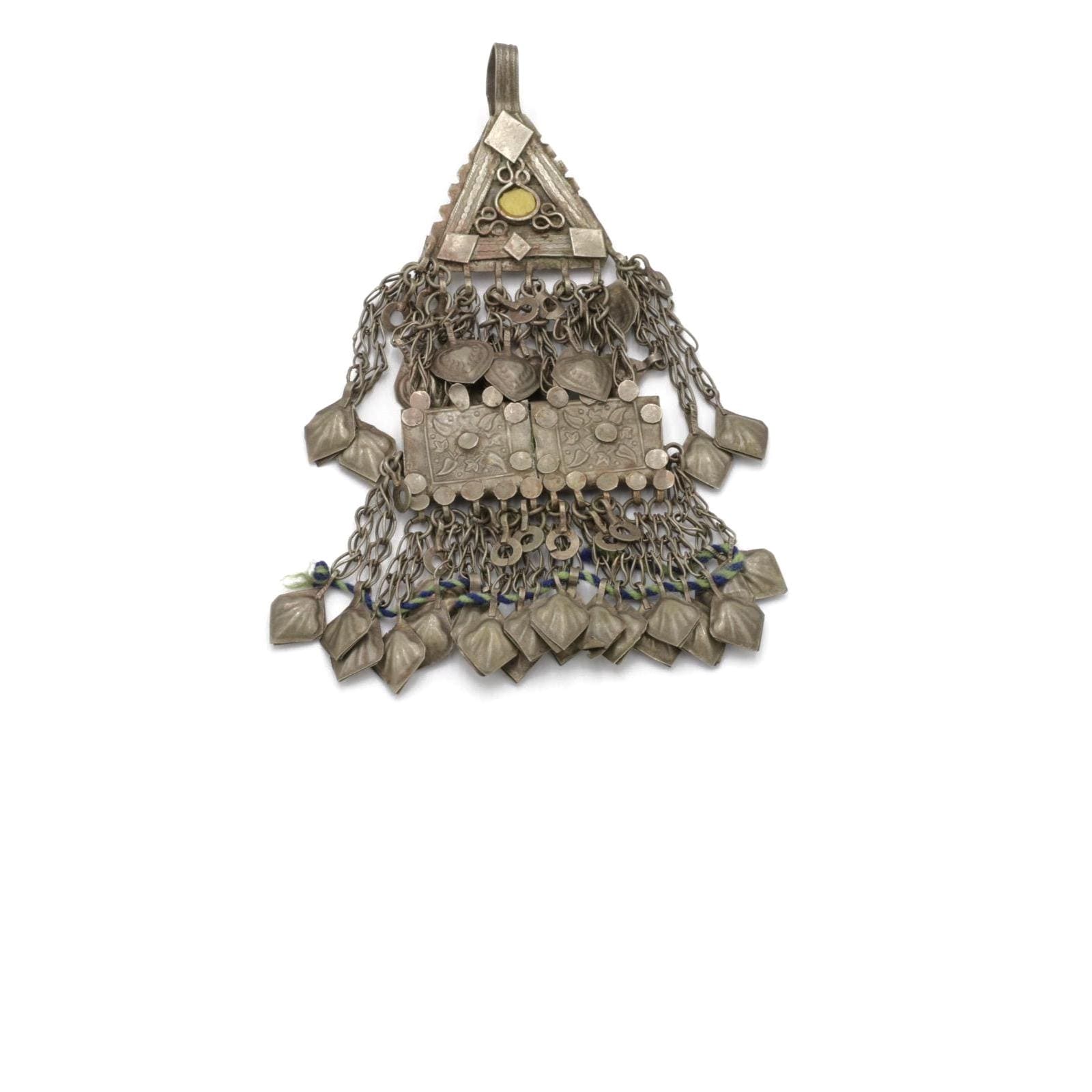 Vintage Afghan Kuchi Tribal Hair Pendants - Handmade Jewelry Headpieces for Belly Dance & Stage Performances