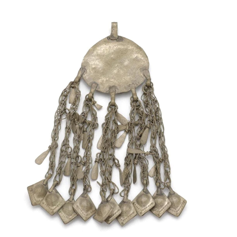 Vintage Afghan Kuchi Tribal Pendants: Handmade Belly Dance Jewelry for Statement Necklaces & Stage
