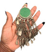 Vintage Afghan Kuchi Tribal Pendants: Handmade Belly Dance Jewelry for Statement Necklaces & Stage