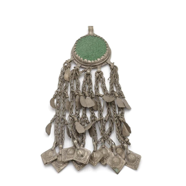 Vintage Afghan Kuchi Tribal Pendants: Handmade Belly Dance Jewelry for Statement Necklaces & Stage