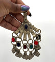 Vintage Afghan Kuchi Tribal Pendants - Handmade Belly Dance Jewelry for Stage & Statement Pieces