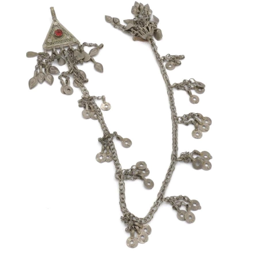 Vintage Kuchi Tribal Hair Pendants - Handmade Afghan Jewelry for Belly Dance & Statement Pieces