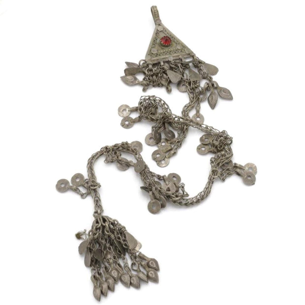 Vintage Kuchi Tribal Hair Pendants - Handmade Afghan Jewelry for Belly Dance & Statement Pieces