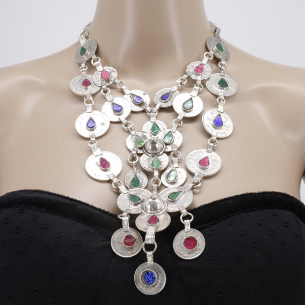 Authentic Afghan Tribal Jewelry: Kuchi Necklaces, Ethnic Pendants & Belly Dance Accessories