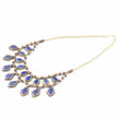 Vintage Afghan Lapis Lazuli Necklace: Kuchi Boho Statement Jewelry