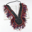 Vintage Afghan Kuchi Tribal Butterfly Button Necklace - Handcrafted Kashmiri Pendant Jewelry