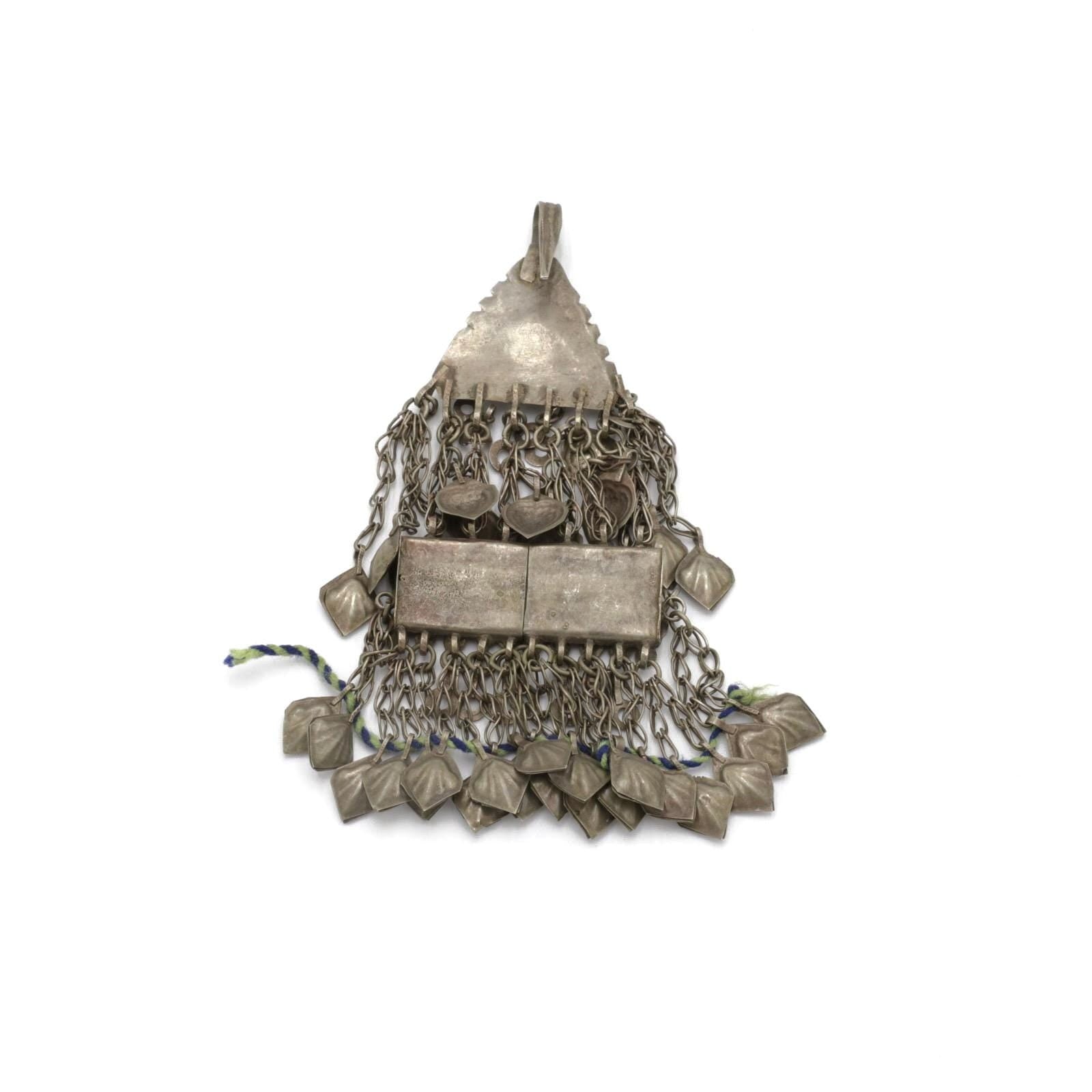 Vintage Afghan Kuchi Tribal Hair Pendants - Handmade Jewelry Headpieces for Belly Dance & Stage Performances