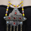 Vintage Pakistani Beaded Bells Necklace - Handmade Afghan Tribal Jewelry for Belly Dancing