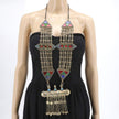 Vintage Afghan Kuchi Large Pendant Statement Necklace - Tribal Hazara Handmade Jewelry