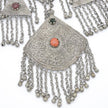 Vintage Kashmiri Tribal Necklace – Handcrafted Central Asian Jewelry, Glass Stones, Tassels