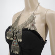 Vintage Afghan Kuchi Choker: Bohemian Statement Necklace with Aqeeq Stones - Tribal Belly Dance Jewelry