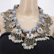 Vintage Afghan Coins Statement Necklace