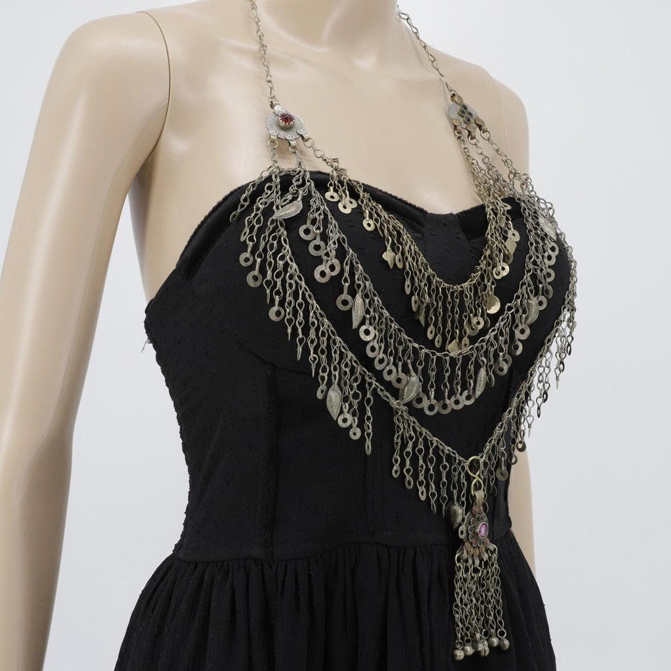 Bohemian Afghan Statement Necklace