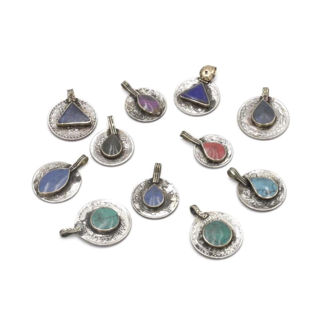 Vintage Coin Pendants: Handcrafted Historical Jewelry from Afghanistan, India, Persia & Russia