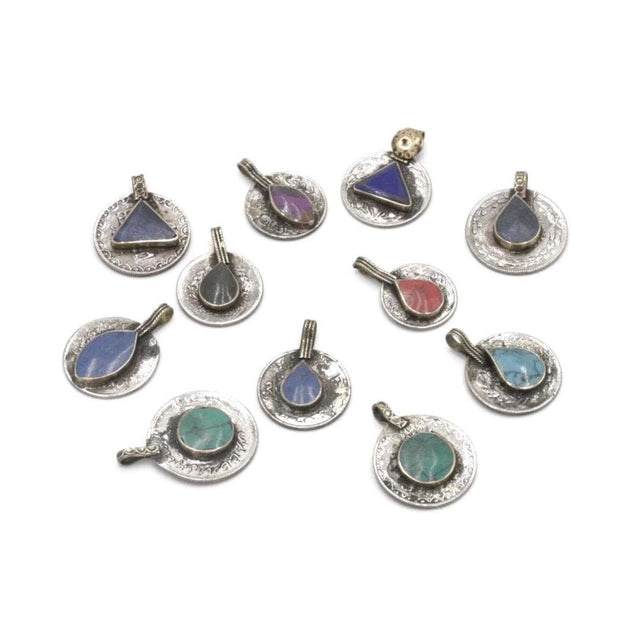Vintage Coin Pendants: Handcrafted Historical Jewelry from Afghanistan, India, Persia & Russia