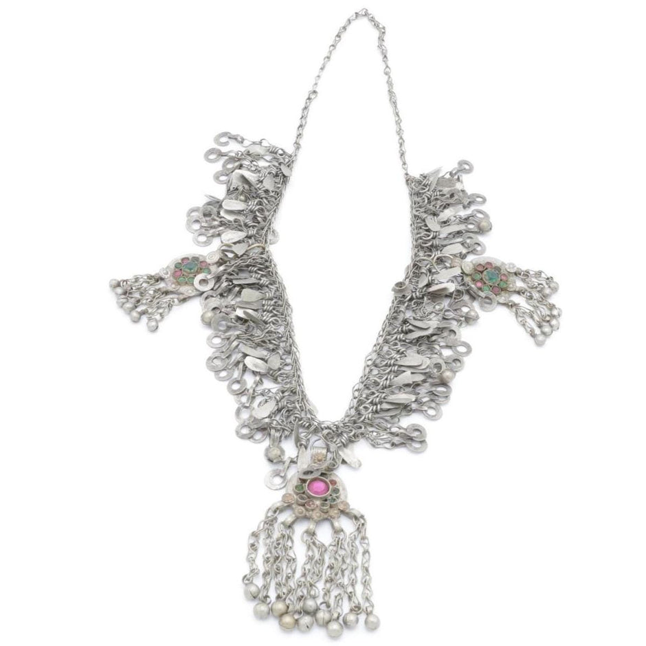 Vintage Afghan  Statement Necklace