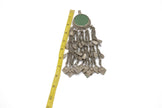 Vintage Afghan Kuchi Tribal Pendants: Handmade Belly Dance Jewelry for Statement Necklaces & Stage