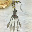 Vintage Afghan Kuchi Ethnic Tribal Nomad Boho Gypsy Statement Necklace - Bohemian Bedouin Jewelry