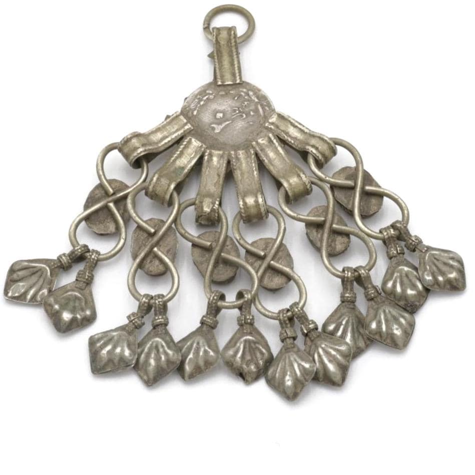 Vintage Afghan Kuchi Tribal Pendants - Handmade Belly Dance Jewelry for Stage & Statement Pieces