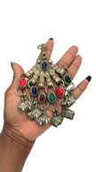 Vintage Afghan Kuchi Tribal Pendants - Handmade Belly Dance Jewelry for Stage & Statement Pieces