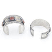 Bohemian Afghan Kuchi Cuff Bracelet Set: Adjustable Aqeeq Tribal Jewelry