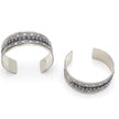 Bohemian Afghan Kuchi Cuff Bracelet Set: Aqeeq Tribal Jewelry