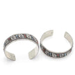 Bohemian Afghan Kuchi Adjustable Cuff Bracelet Set - Statement Aqeeq Jewelry - Tribal Boho Accessory