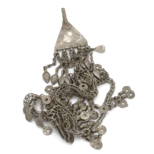 Vintage Kuchi Tribal Hair Pendants - Handmade Afghan Jewelry for Belly Dance & Statement Pieces