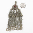 Vintage Afghan Kuchi Tribal Pendants: Handmade Belly Dance Jewelry for Statement Necklaces & Stage Wear
