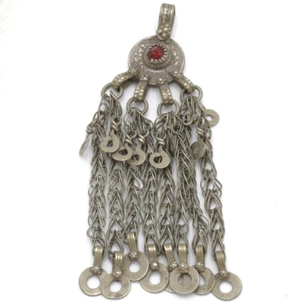 Vintage Afghan Kuchi Tribal Pendants: Handmade Belly Dance Jewelry for Statement Necklaces & Stage Wear