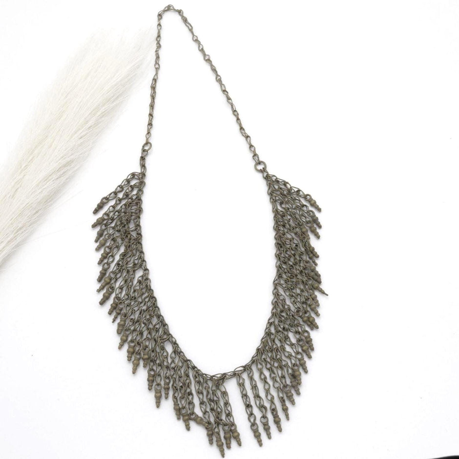 Exotic Afghan Statement Necklace