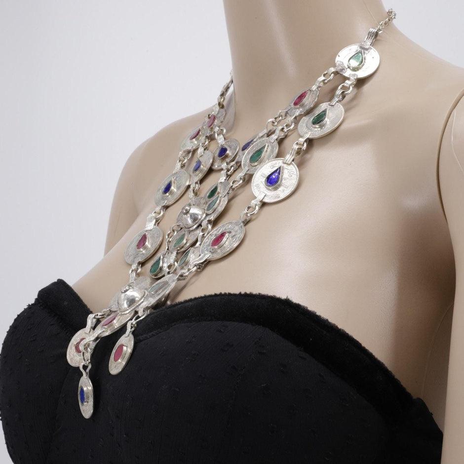 Authentic Afghan Tribal Jewelry: Kuchi Necklaces, Ethnic Pendants & Belly Dance Accessories