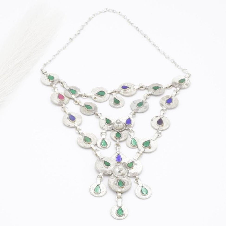 Authentic Afghan Tribal Jewelry: Kuchi Necklaces, Ethnic Pendants & Belly Dance Accessories
