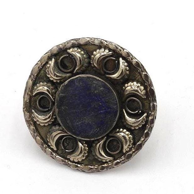 Vintage Afghan Silver Tribal Rings - Ethnic Kuchi Jewelry for Women - Bohemian Pakistani Indian Heels