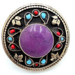 Vintage Afghan Statement Rings:  Gemstone Jewelry for Festivals & Weddings