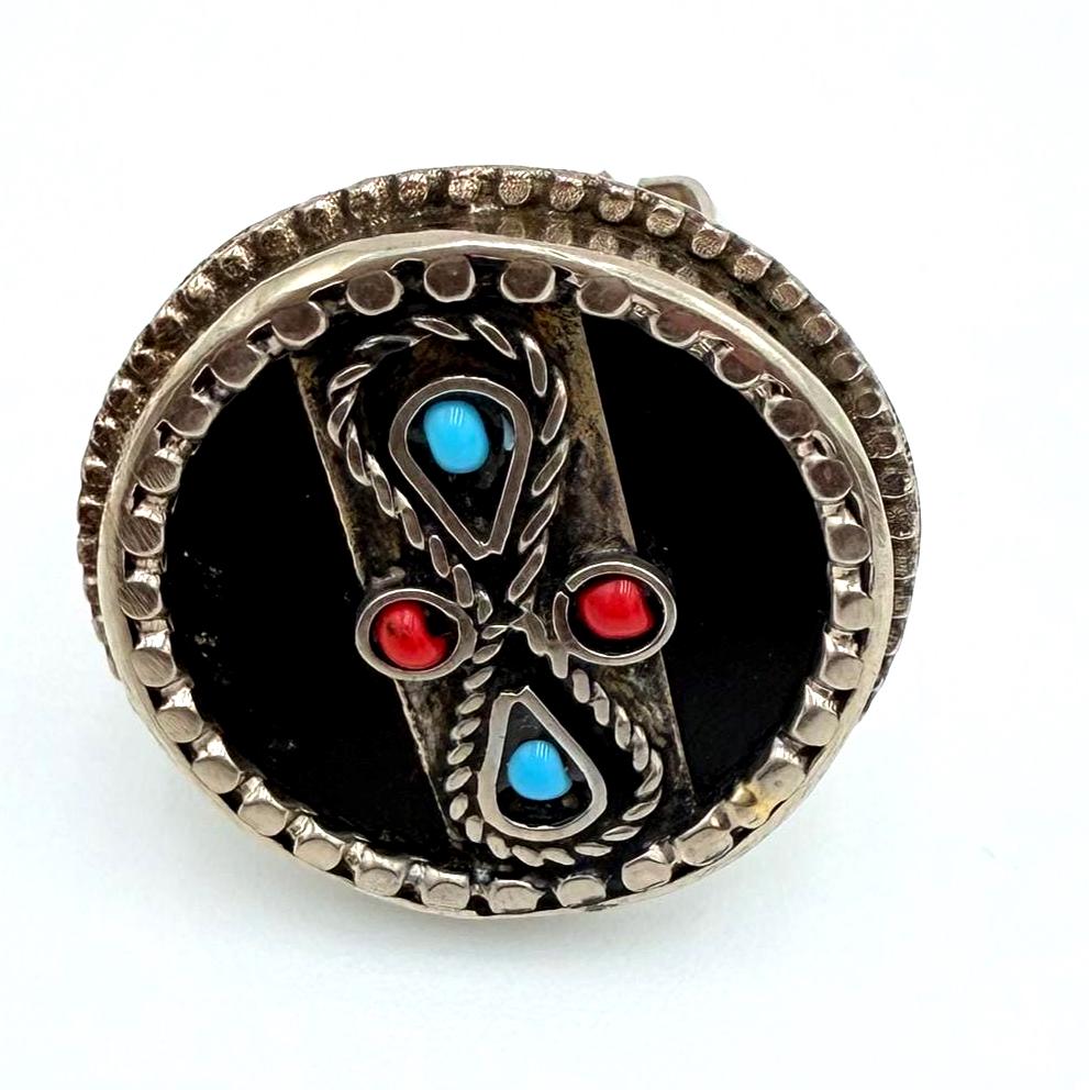 Vintage Kuchi Afghan Adjustable Statement Rings