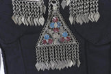 Vintage Afghan Kuchi Choker: Bohemian Statement Necklace with Aqeeq Stones - Tribal Belly Dance Jewelry