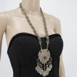 Vintage Afghan Kuchi Choker: Bohemian Statement Necklace with Aqeeq Stones - Ethnic Tribal Jewelry