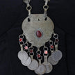 Vintage Afghan Kuchi Choker: Bohemian Statement Necklace with Aqeeq Stones - Ethnic Tribal Jewelry