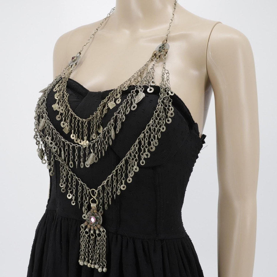 Bohemian Afghan Statement Necklace