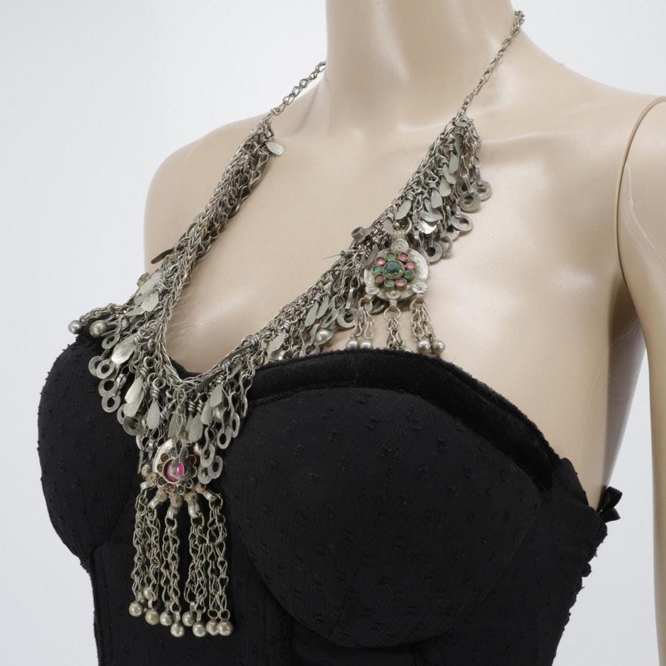 Vintage Afghan  Statement Necklace