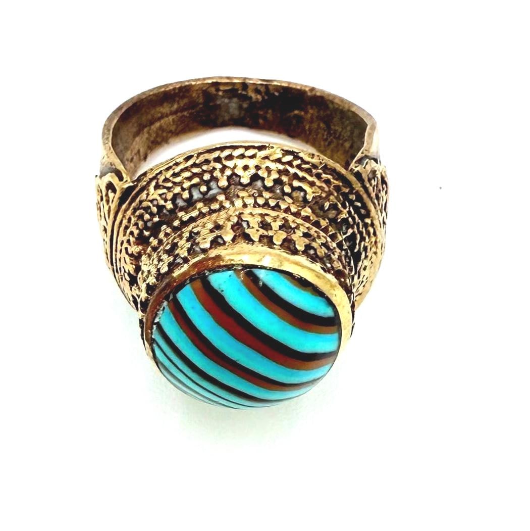 Authentic Vintage Afghan Tribal Rings: Handcrafted Boho Jewelry for Men and Women