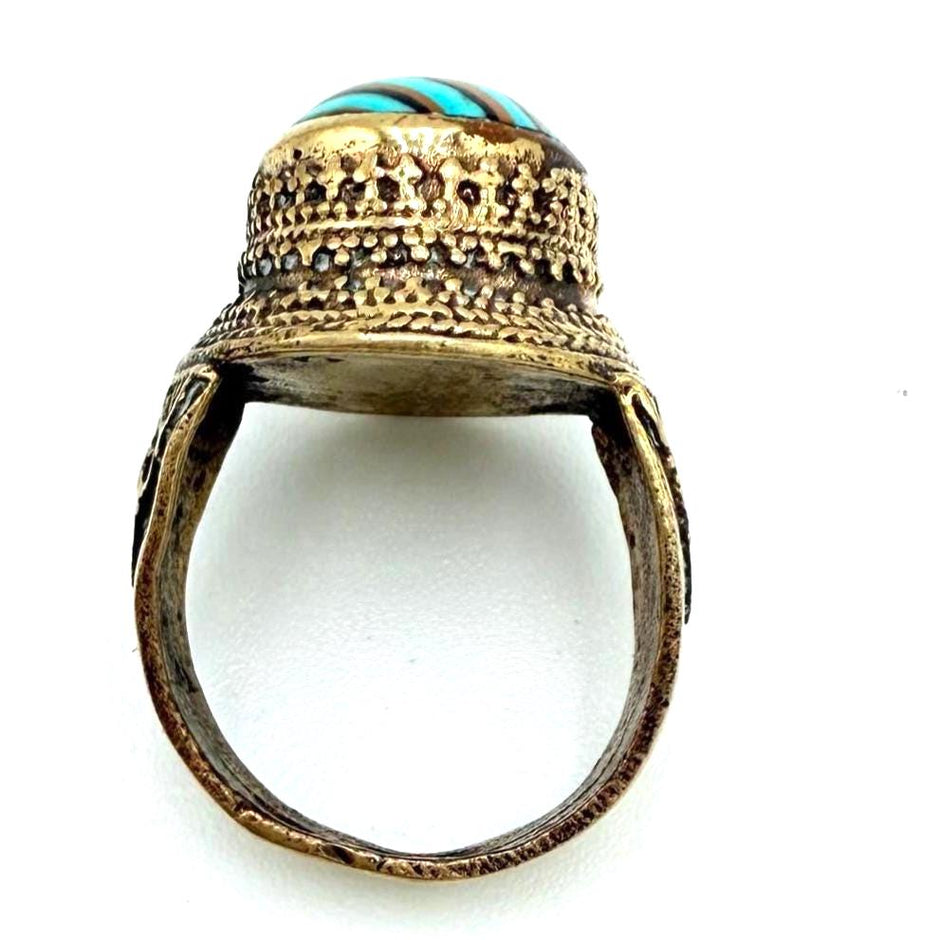 Authentic Vintage Afghan Tribal Rings: Handcrafted Boho Jewelry for Men and Women