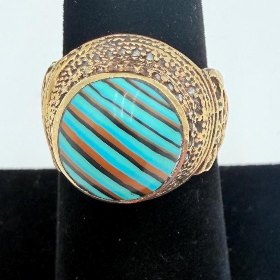 Authentic Vintage Afghan Tribal Rings: Handcrafted Boho Jewelry for Men and Women