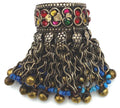 Antique Afghani Statement Ring - Vintage Gypsy Tribal Ethnic Bohemian Nomadic Adjustable Size 12