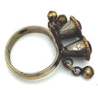 Vintage Afghan Bell Rings: Unique Ethnic Jewelry, Antique Tribal Bohemian Accessories for Women