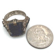Vintage Afghan Lapis Lazuli Silver Ring - Ethnic Tribal Kuchi Jewelry for Women