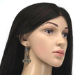 Vintage Afghan Tribal Earrings - Bohemian Statement Jewelry - Ethnic Middle Eastern Gypsy Gift for Her