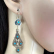 Vintage Afghani Tribal Statement Earrings - Ethnic Middle Eastern Boho Gypsy Jewelry for Women