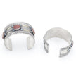 Bohemian Afghan Kuchi Adjustable Cuff Bracelet Set - Statement Aqeeq Tribal Jewelry